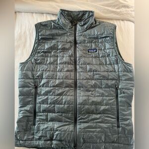 Men’s Patagonia Nano Puff Vest Gray - Size XL